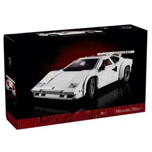 뜨거운 장난감 새로운 레고 10337 Countach 5000 QV 빌딩 블록 슈퍼 레이싱 자동차 모델 클래식 컬렉션 벽돌 자동차 장난감