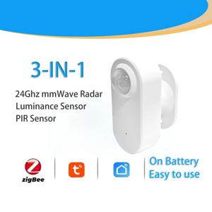 Zigbee 인간 존재 + PIR 모션 감지 센서 휘도 감지기 스마트 레이더 24GHz mmWave 지원 홈 어시스턴트 Google