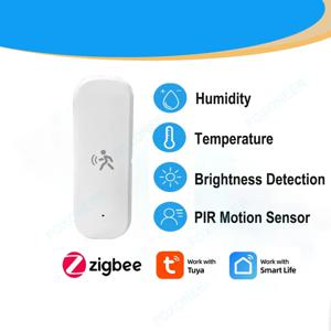 Tuya ZigBee 10G 스마트 Pir 모션 센서 감지기/온도 및 습도 센서 보안 도난은 홈 어시스턴트와 함께 작동합니다.