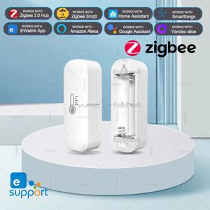 Zigbee 온도 및 습도 센서 App 원격 모니터 EWeLink ZigBee Bridge Alexa Alice 용 스마트 홈 온도계 감지기