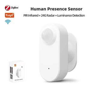 Tuya Zigbee Wifi 인간 존재 센서 모션 라이트 센서 PIR 적외선 배터리 구동 Smarthome이 장착 된 Mmwave 레이더 탐지기