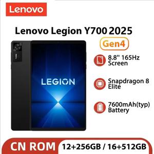 Lenovo Legion Y700 2025 패드 Gen 4 TB322FC 게임 탭 256GB 512GB ROM Snapdragon 8 Elite 8.8