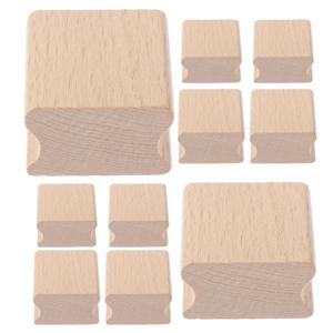 10pcs 스탬프 재료 그루브 디자인 공백 이름 스탬프 공예 편지 스탬핑 도구 사무실 인감 나무 블록