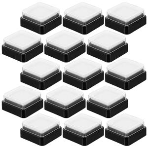 15pcs 3x3CM 잉크 Diy 공예 잉크 패드 패드 빈 스탬프 패드 사각형 지문 지문 공예 진흙 스탬프 사무실 스크랩북