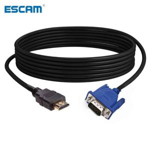 3M/5M/10M 케이블 HDMI 호환 VGA 1080P HD 오디오 어댑터 케이블-VGA 케이블 Dropshipping 플러그 미끄럼 방지 Desig Anti-wear