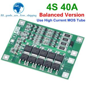 TZT 3S 4S 40A 60A 리튬 이온 리튬 배터리 충전기 보호 보드 18650 BMS 드릴 모터 11.1V 12.6V/14.8V 16.8V 밸런스 포함