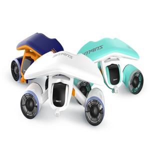 Sublue 전기 수중 바다 스쿠터, 520W, 3.36mph, 듀얼 스러스터, 131 피트 다이빙 장비, 바다 수영장용 화이트샤크 믹스