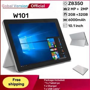 듀얼 카메라 와이파이 쿼드 코어 태블릿 PC, 10.1 인치, 2GB RAM, 32GB ROM, W101, 윈도우 10 HDMI 호환, 빅 세일