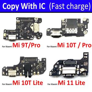 도크 커넥터 USB 충전기 충전 포트 Xiaomi Mi 10T 9T 10 11T Pro Mi10T 12T Pro Mi 11 A1 A2 Lite 8 9 SE 용 플렉스 케이블 보드