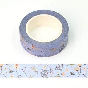 새로운 용수철 1PC. 장식용 연청 꽃 와시 테이프, DIY 스크랩북 플래너, 접착 마스킹 테이프, 카와이 문구, 10m