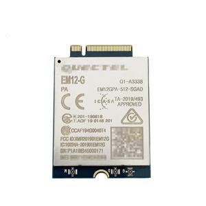 Quectel EM12-G Cat-12 LTE-A Pro 모듈, 다운 링크 및 업 링크 피크 데이터 레이트, EM12 EM12GPA-512-SGAD, 600Mbps, 150Mbps, 2 개