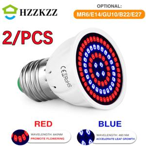 E27 LED 수경 성장 빛 B22 Phyto Led 성장 전구 MR16 전체 스펙트럼 220V UV 램프 식물 E14 꽃 모종 Fitolamp GU10
