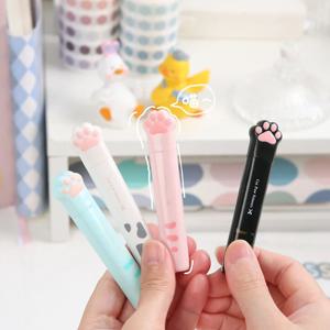 1 Pcs 귀여운 카와이 스크랩북 종이 성인 안전 유틸리티 어린이 학생 휴대용 소형 미니 포켓 가위 커터 편지지