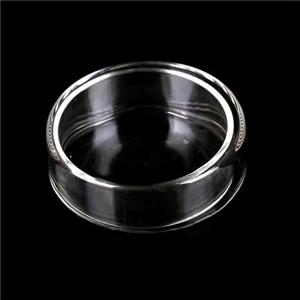 고 붕규산염 유리 박테리아 페트리 접시, 커버 포함, 생화학 배양 실험실 티슈 접시, 60mm