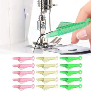5/10/30PCS 미니 바늘 실꿰기 DIY 도구 홈 손 재봉틀 장치 스레드 바늘 크로스 플라스틱 스티치 재봉 액세서리