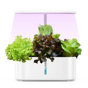 수경법 성장 시스템 실내 정원 허브 정원 키트 실내 LED 성장 빛 조용한 스마트 워터 펌프 자동 타이머 식물