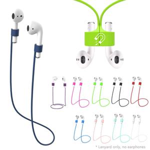 Apple Airpods 2 1 3 에어 포드 프로 블루투스 무선 헤드폰 이어 버드 스트랩 용 부드러운 실리콘 분실 방지 마그네틱 로프 이어폰