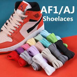 2022 운동화 용 새로운 AF1/AJ 신발 끈 클래식 플랫 신발 끈 화이트 블랙 캔버스 신발 끈 Nik Air Force Rope Sport Shoestrings