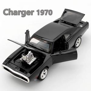 1:32 시뮬레이션 챌린저 1970 빠른 합금 클래식 자동차 모델 다이캐스트 및 장난감 차량 Furious Cars 장식 장난감 어린이 소년