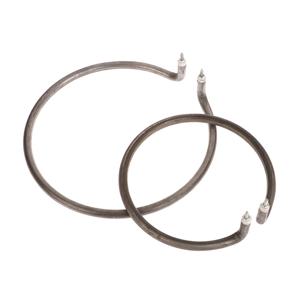 1pc 라운드 전기 Wok 난방 냄비 튜브 철 녹슬지 않는 히터 액세서리 파이프 500/800W 원형 건조 연소 허용