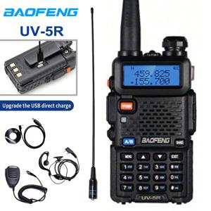 Baofeng UV-5R Usb Lange Afstand Ham 아마추어 Met Fm 라디오 Lange Afstand Draagbare Tweeweg 라디오 Baofeng Cb 라디오 워크