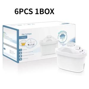 BRITA MAXTRA+ Plus 정수 필터 카트리지 6개 팩 정수 필터 물 석회질 활성탄 정수 필터