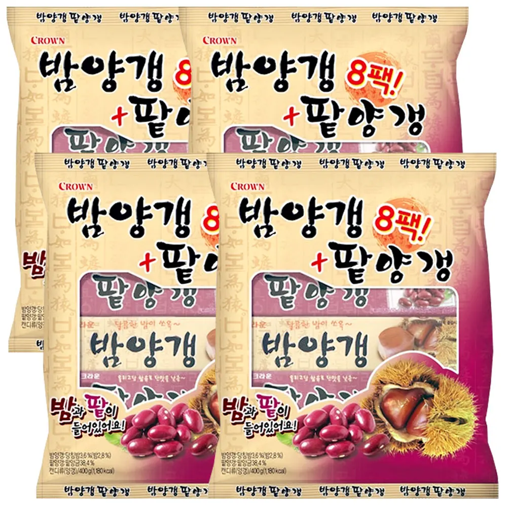 크라운 밤양갱 팥양갱 8입 4개