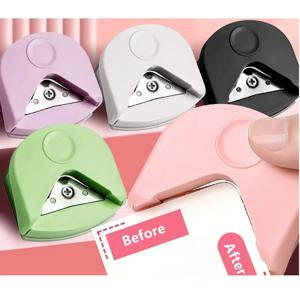 R4 카드 둥근 DIY 공예 HandTool 사무실 종이 구멍 트리머 각도 펀치 사진 다이 커터 스크랩북 커터 코너 라운더 R4