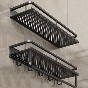 50CM/60CM 알루미늄 욕실 선반 선반 샴푸 메이크업 스토리지 홀더 주방 주최자 벽 마운트 랙 액세스