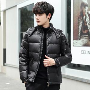 하이 퀄리티 남성용 후드 힙합 파카, 두껍고 따뜻한 표면 코트, 겨울 재킷, 한국 블랙 의류, 푸퍼 재킷