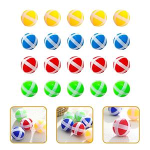 30pcs 어린이 다트 벨크로 끈적 공 끈적 공 다트 게임 대화 형 액세서리 홈 학교 어린이 야외 해피 타임