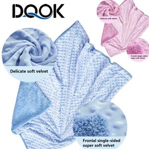 아기 담요 & Swaddling 신생아 열 부드러운 양털 담요 겨울 솔리드 침구 세트 면화 이불 유아 침구 Swaddle Wrap