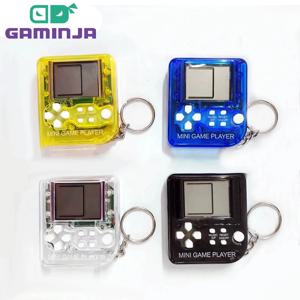 GAMINJA 레트로 미니 휴대용 게임 플레이어 클래식 전자 게임 휴대용 콘솔 게임 어린이 퍼즐 게임 콘솔 장난감 선물