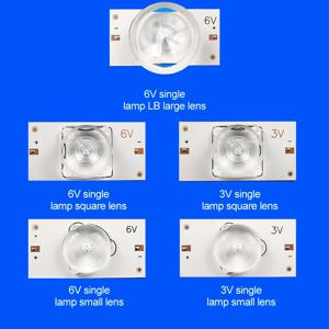 2M 케이블 LED 백라이트 스트립 액세서리와 32-75 인치 LED TV 수리에 대 한 광학 렌즈 Fliter와 100pcs 3V 6V SMD 램프 구슬