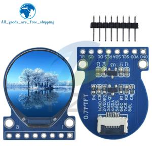 TZT TFT LCD 디스플레이 모듈 원형 RGB 160x160, GC9A01 드라이버, 8 핀 SPI 인터페이스, 아두이노용 160x160 PCB, 0.71 인치