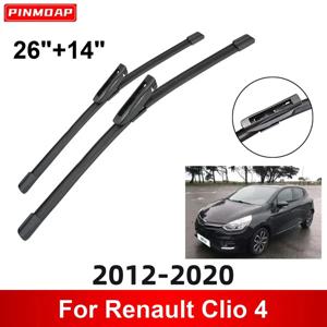 Renault Clio 4 용 자동차 와이퍼 2012-2020 26 