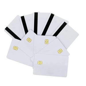 흰색 접점 SLE4442 칩, 스마트 2 인 1 블랭크 PVC IC 카드, SLE4442 칩 블랭크, 스마트 접점 ISO ID 카드 안전 10 년, 10 개, 20/50 개