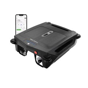 App S001A, 청소 표면 수영장, 5000mAh 리튬 이온 배터리, 태양 전지 패널 10W를 갖춘 태양열 풀 스키머 로봇 클리너 무선