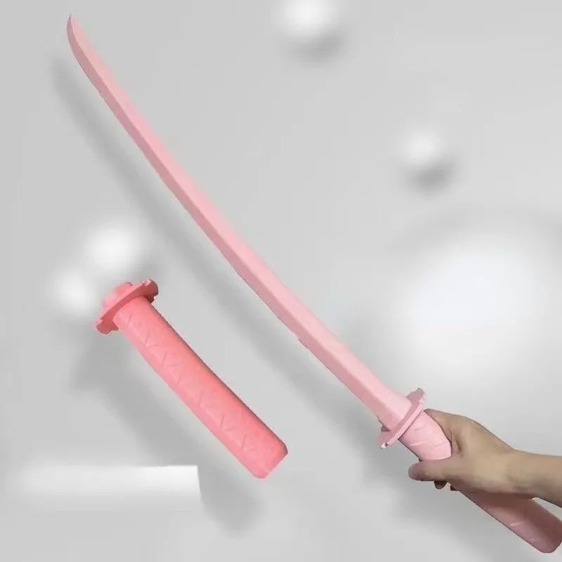사무라이 닌자 3D 프린팅 카타나 중력 개폐식 검 확장성 코스프레 소품, 실제 일본 카타나 세이버 가검 장난감