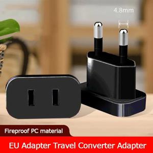 1 PC 4.0mm/4.8mm 전원 플러그 어댑터, 미국-EU 유럽 여행용 전원 플러그 변환기, 콘센트 어댑터