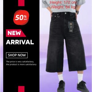 2025 새로운 와이드 레그 청바지 트렌디 브랜드 워시 레트로 다목적 루즈 스트레이트 레그 팬츠 유럽과 미국 스타일의 와이드 레그 팬츠