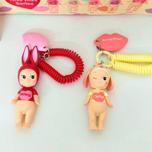 뜨거운 판매 키스 키스 시리즈 천사 블라인드 박스 어린이를위한 키 체인 Peandant 장식 미니 그림 크리스마스 생일 선물