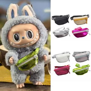 17cm V1 V2 Labubu Crossbody 가방 귀여운 1/6 1/8 1/12 BJD 인형 DIY 허리 가방 귀여운 15cm 아이돌 봉제 인형 액세서리 벨트 가방 선물