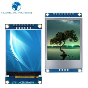 TZT 1.77 인치 TFT LCD 화면 128*160 1.77 TFTSPI TFT 컬러 스크린 모듈 Arduino UNO R3 용 직렬 포트 모듈