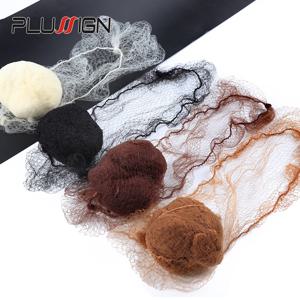 20Pcs 롤빵 머리 헤어 스타일 도구에 대 한 내구성 나일론 머리 그물 블랙 브라운 베이지 커피 4 색 5Mm 메쉬 헤어 스타일링 Hairnets