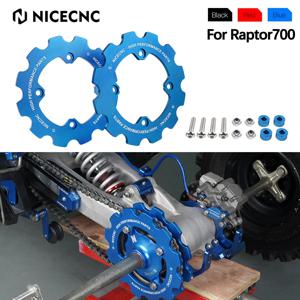 NICECNC ATV 듀얼 스프로킷 가드 체인 보호대 커버 Yamaha Raptor 700R YFM700R 2012-2024 Raptor 700 YFM700R 2006-2023