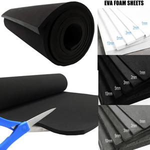 1pcs 두께 1/2/3/5/10mm Eva 폼 시트 흡음 소음 Spone 폼 공예 Eva 시트 수제 모델 만들기 재료