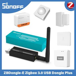 SONOFF ZB Dongle-P USB 동글 플러스 지그비 3.0 무선 지그비 게이트웨이 분석기 ZHA Zigbee2MQTT 안테나가있는 USB 스틱 캡처