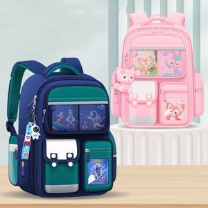 인체공학적 초등 어린이 책가방, 남아 여아 척추 보호 배낭, 6 ~ 13 세 학생, Mochila Escolar