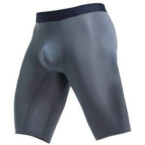 남성 속옷 복서 반바지 옴므 얇은 슬림 아이스 실크 팬티 남자 통기성 주머니 긴 다리 속옷 Cueca Calzoncillo L-5XL